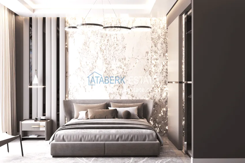 Purchase Stylish project at the final stage of construction in Alanya, Kestel district 27