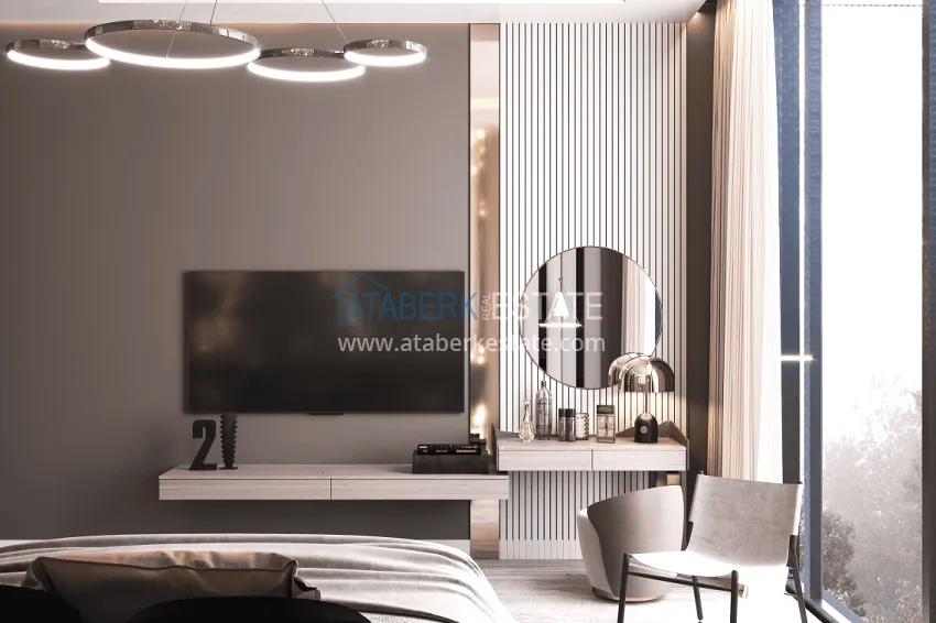 Purchase Stylish project at the final stage of construction in Alanya, Kestel district 29