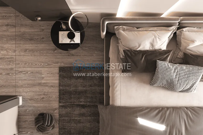 Purchase Stylish project at the final stage of construction in Alanya, Kestel district 34