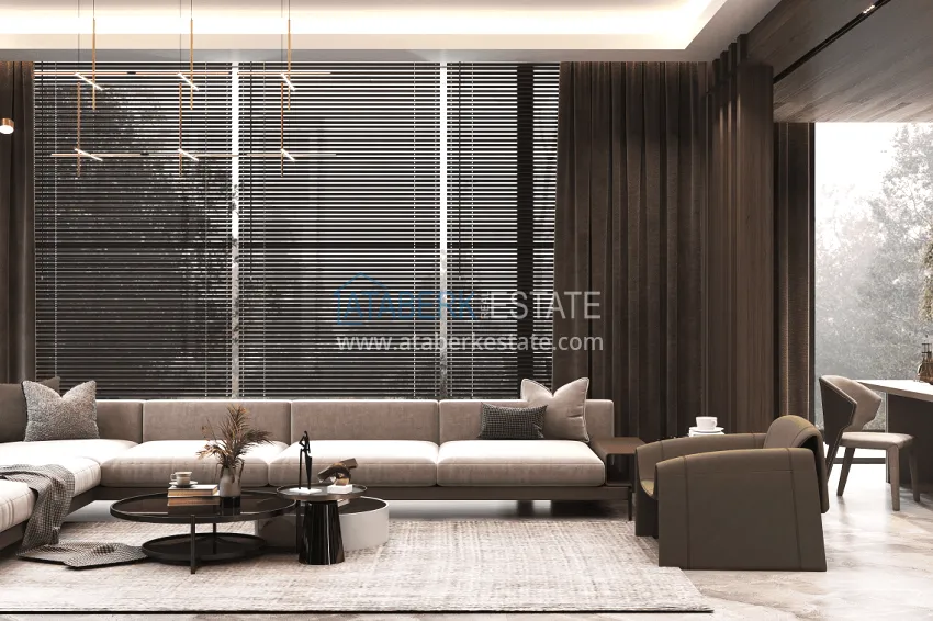 Purchase Stylish project at the final stage of construction in Alanya, Kestel district 46