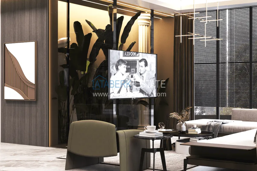 Purchase Stylish project at the final stage of construction in Alanya, Kestel district 48