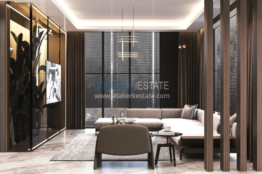 Purchase Stylish project at the final stage of construction in Alanya, Kestel district 50