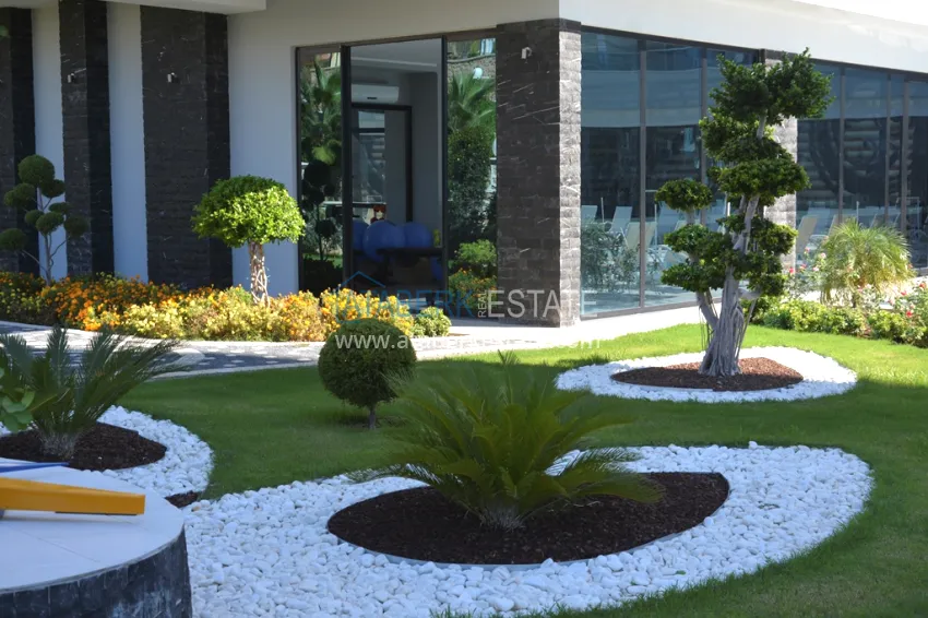 1 + 1 apartment furnished in a premium complex, Tosmur area - Alanya 10