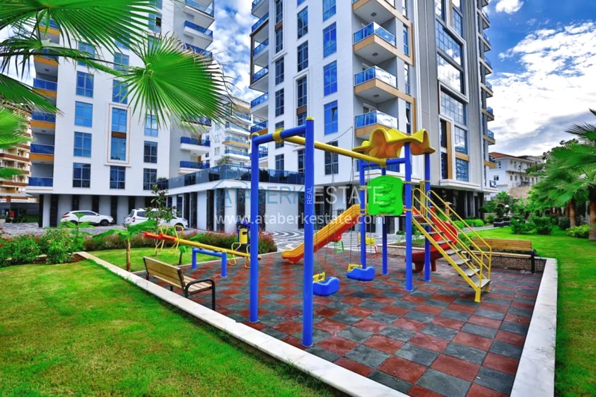 1 + 1 apartment furnished in a premium complex, Tosmur area - Alanya 11