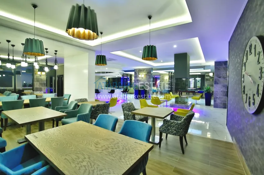 1 + 1 apartment furnished in a premium complex, Tosmur area - Alanya 13