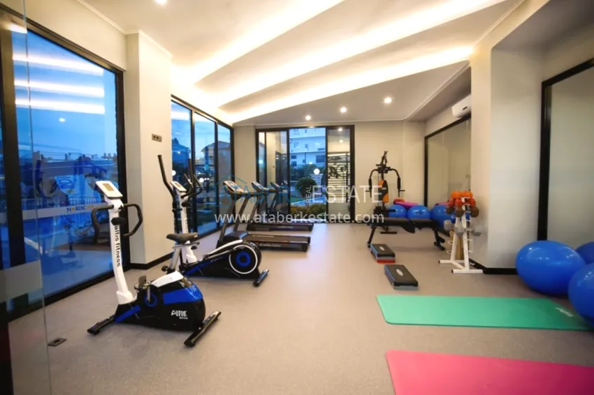 1 + 1 apartment furnished in a premium complex, Tosmur area - Alanya 16