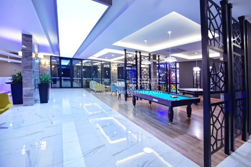 1 + 1 apartment furnished in a premium complex, Tosmur area - Alanya 17