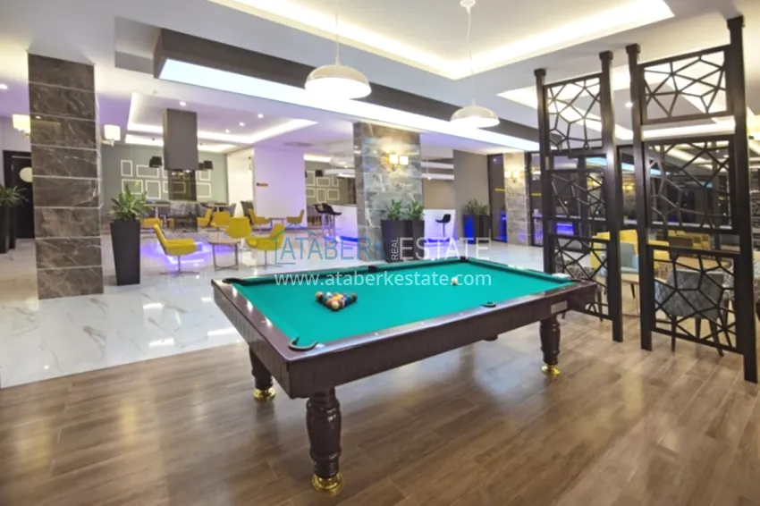 1 + 1 apartment furnished in a premium complex, Tosmur area - Alanya 18