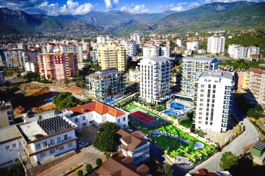 1 + 1 apartment furnished in a premium complex, Tosmur area - Alanya 3