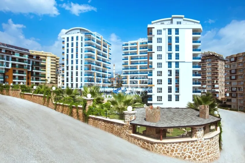 1 + 1 apartment furnished in a premium complex, Tosmur area - Alanya 4