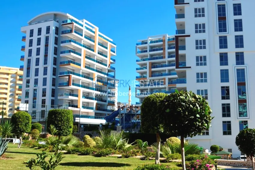 1 + 1 apartment furnished in a premium complex, Tosmur area - Alanya 6