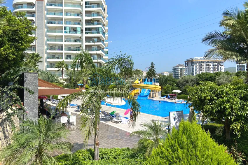 Turnkey three-room apartment with sea view in Avsallar, Alanya 1 