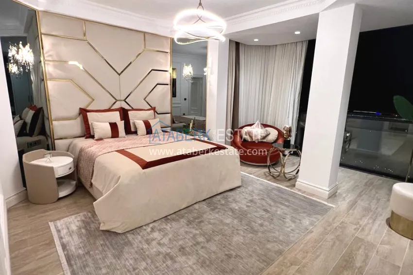Purchase View two-storey villa with luxurious furniture and sea view, Mahmutlar district - Alanya 11