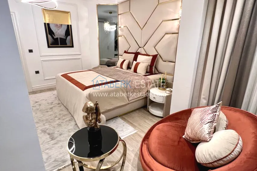 Purchase View two-storey villa with luxurious furniture and sea view, Mahmutlar district - Alanya 12