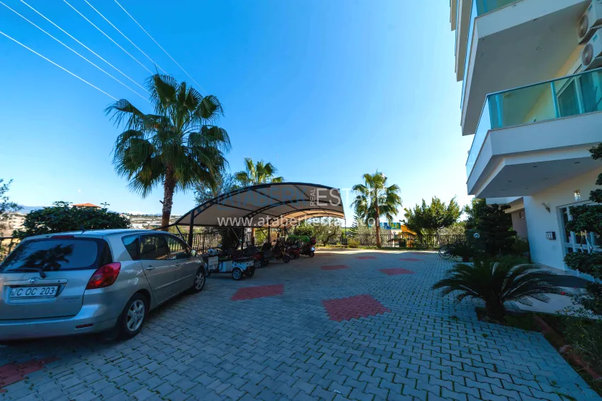 Turnkey three-room apartment with sea view in Avsallar, Alanya 15 