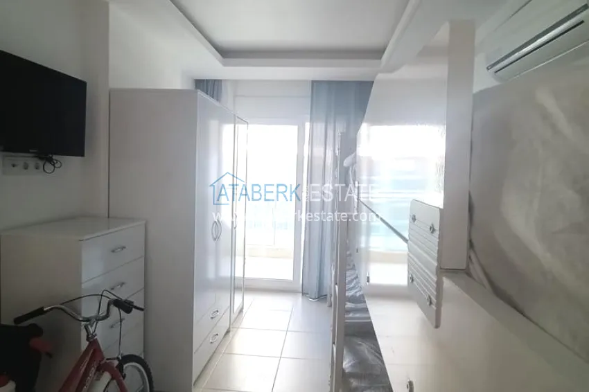 Purchase Turnkey three-room apartment with sea view in Avsallar, Alanya 15 
