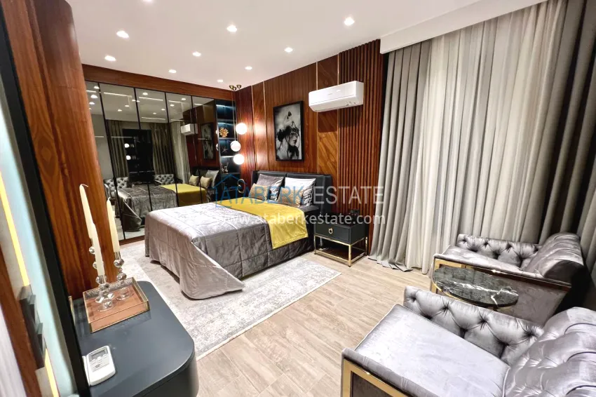 Purchase View two-storey villa with luxurious furniture and sea view, Mahmutlar district - Alanya 20