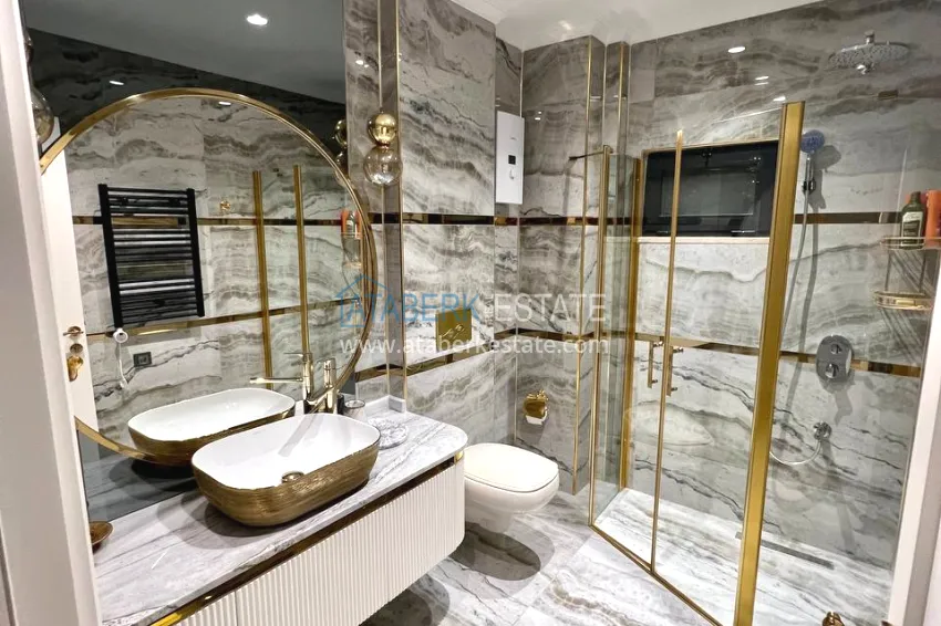 Purchase View two-storey villa with luxurious furniture and sea view, Mahmutlar district - Alanya 23