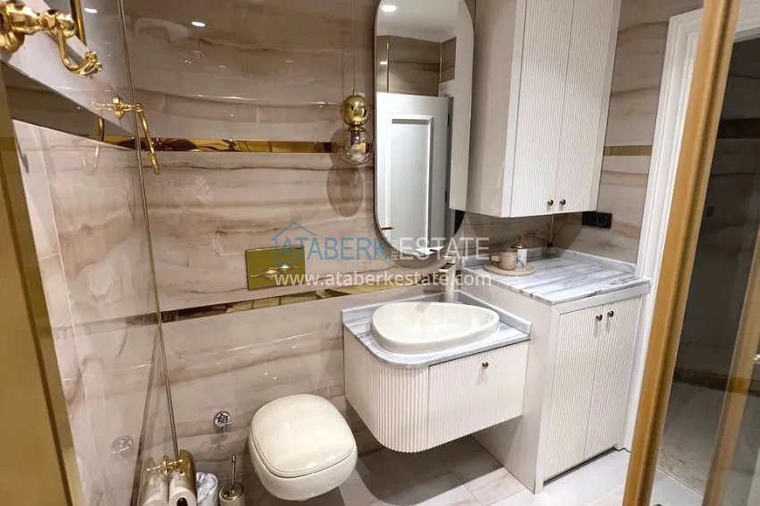 Purchase View two-storey villa with luxurious furniture and sea view, Mahmutlar district - Alanya 25