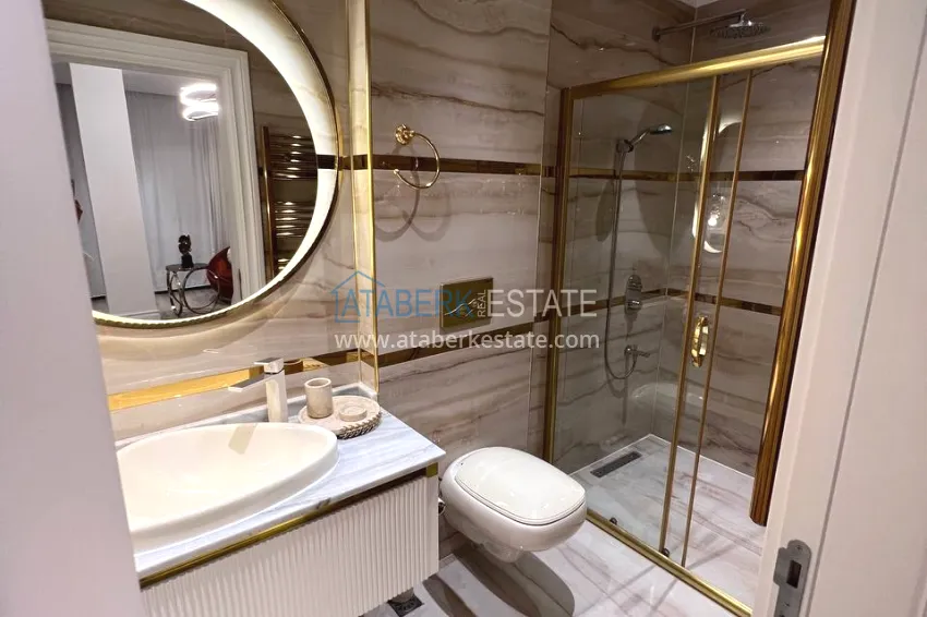 Purchase View two-storey villa with luxurious furniture and sea view, Mahmutlar district - Alanya 26