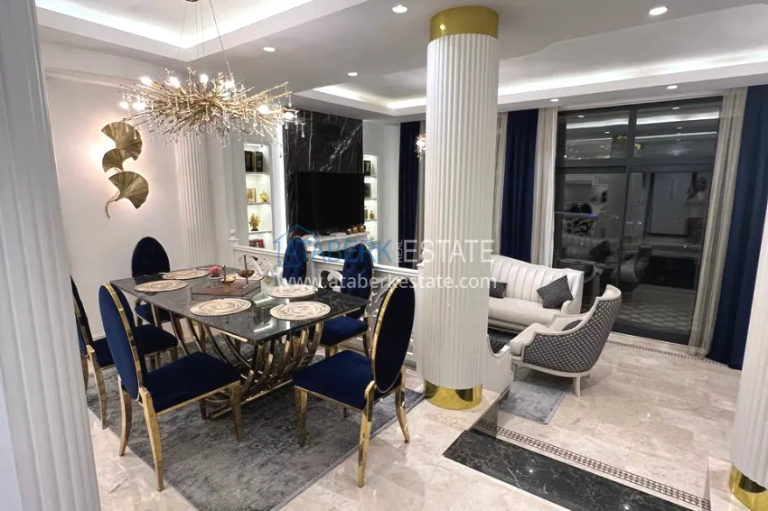 Purchase View two-storey villa with luxurious furniture and sea view, Mahmutlar district - Alanya 2