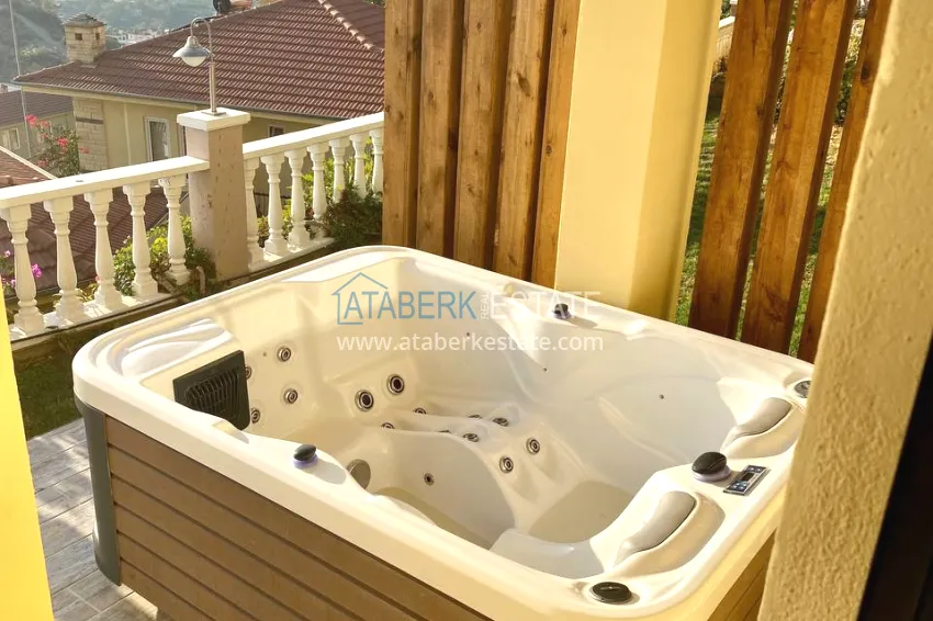Purchase View two-storey villa with luxurious furniture and sea view, Mahmutlar district - Alanya 36
