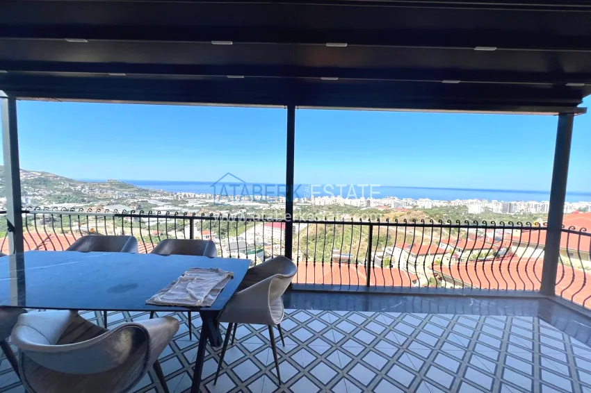 Purchase View two-storey villa with luxurious furniture and sea view, Mahmutlar district - Alanya 37
