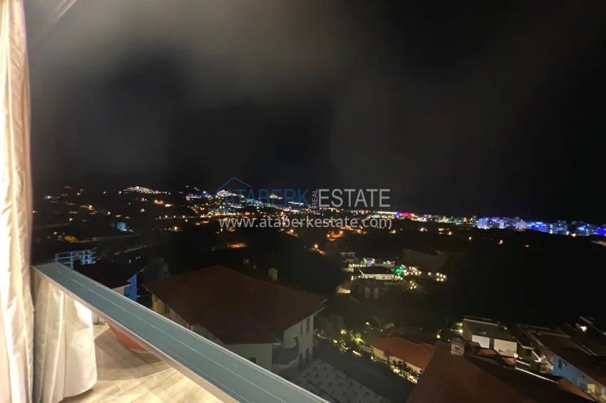 Purchase View two-storey villa with luxurious furniture and sea view, Mahmutlar district - Alanya 40