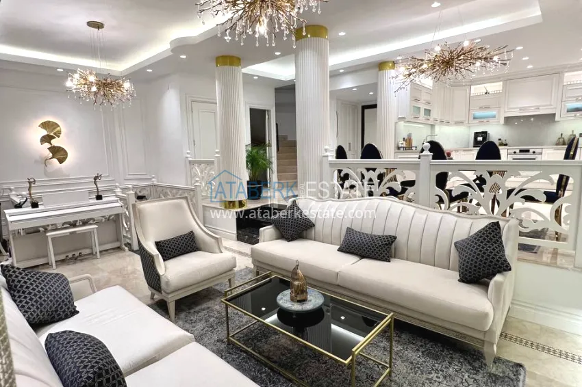 Purchase View two-storey villa with luxurious furniture and sea view, Mahmutlar district - Alanya 5