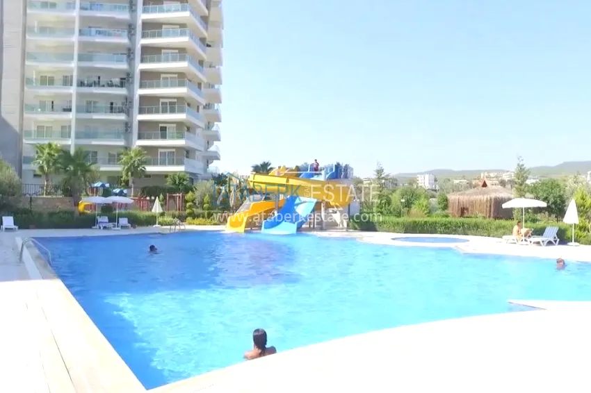 Turnkey three-room apartment with sea view in Avsallar, Alanya 6 