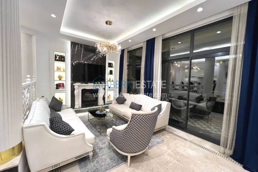 Purchase View two-storey villa with luxurious furniture and sea view, Mahmutlar district - Alanya 8