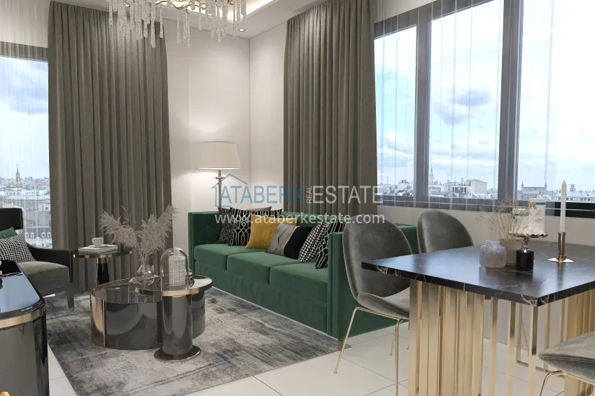 Purchase 1+1 apartment under construction, from an investor in the Avsallar hotel-type complex — Alanya 1