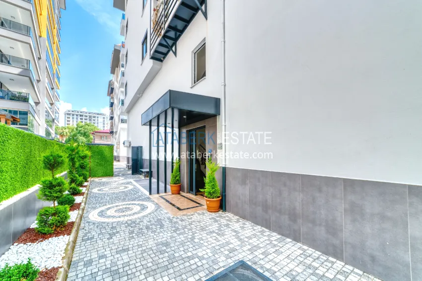 1+1 apartment for rent in Mahmutlar for a summer vacation with new furniture No. 1 4