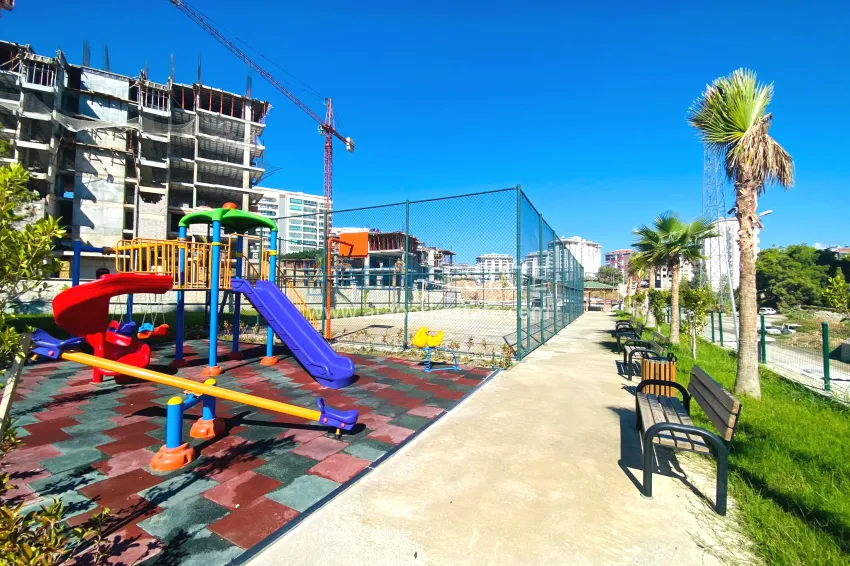 1+1 apartment with new furniture in a new building - Alanya, Avsallar district. Suitable for short term rentals 12