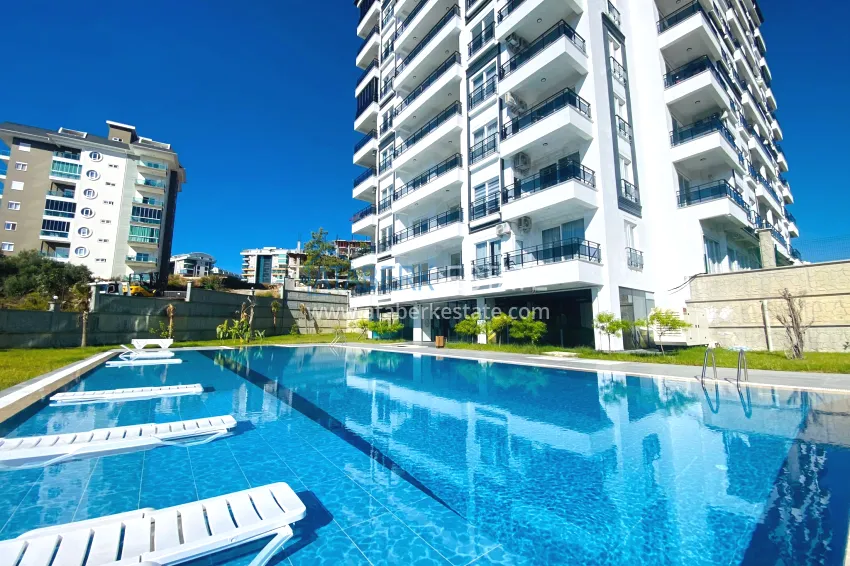 1+1 apartment with new furniture in a new building - Alanya, Avsallar district. Suitable for short term rentals 7