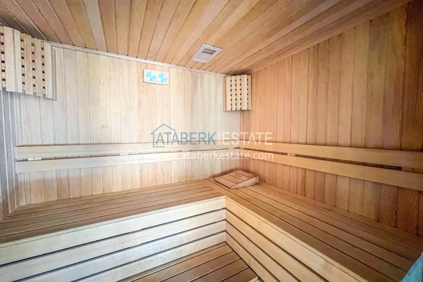 1+1 apartment with furniture and mountain views in a new complex, Oba district — Alanya 11