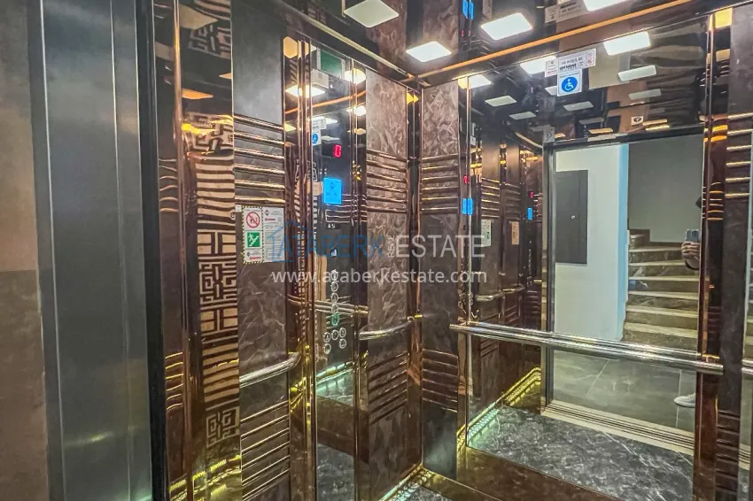 1+1 apartment with furniture and mountain views in a new complex, Oba district — Alanya 15