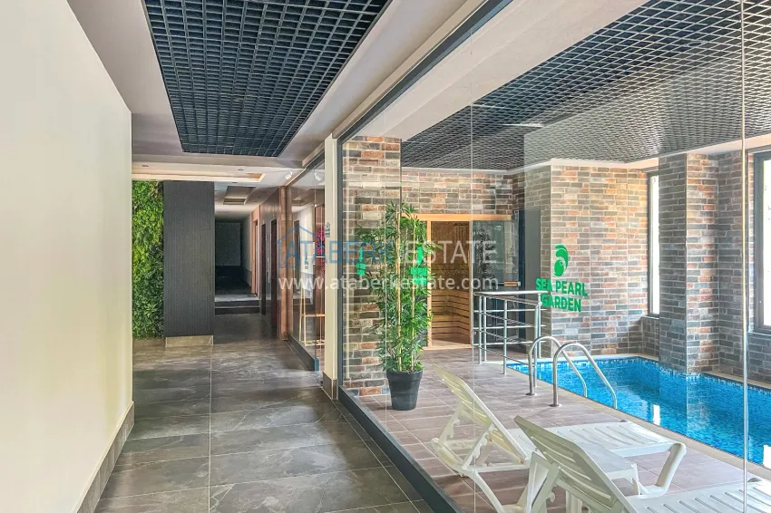 1+1 apartment with furniture and mountain views in a new complex, Oba district — Alanya 9