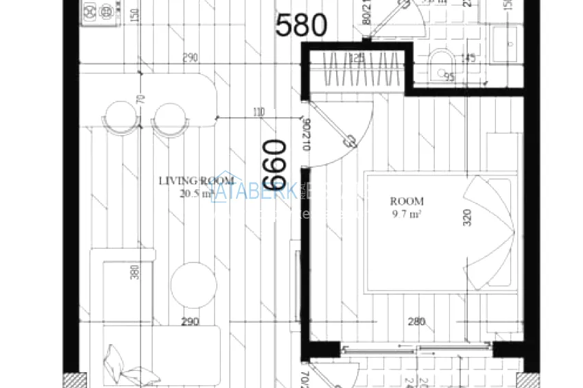 Buy cheap Apartments from an investor in a complex with original architecture under construction — Antalya, Altintash 1