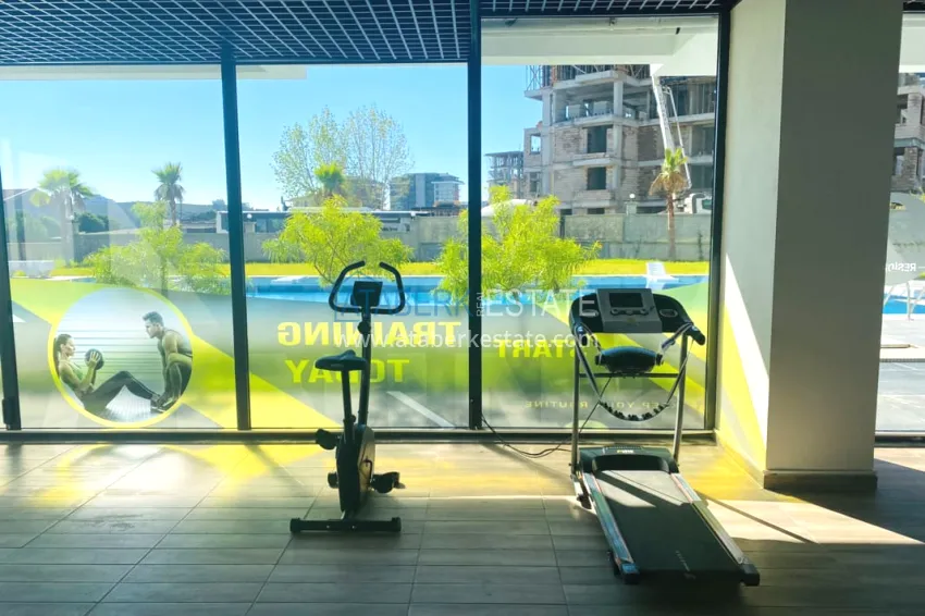 1+1 furnished apartment in a new residential complex, Avsallar district — Alanya. Suitable for short term rentals 23