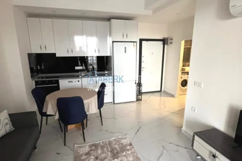 Purchase 1+1 furnished apartment in a new residential complex, Avsallar district — Alanya. Suitable for short term rentals 4