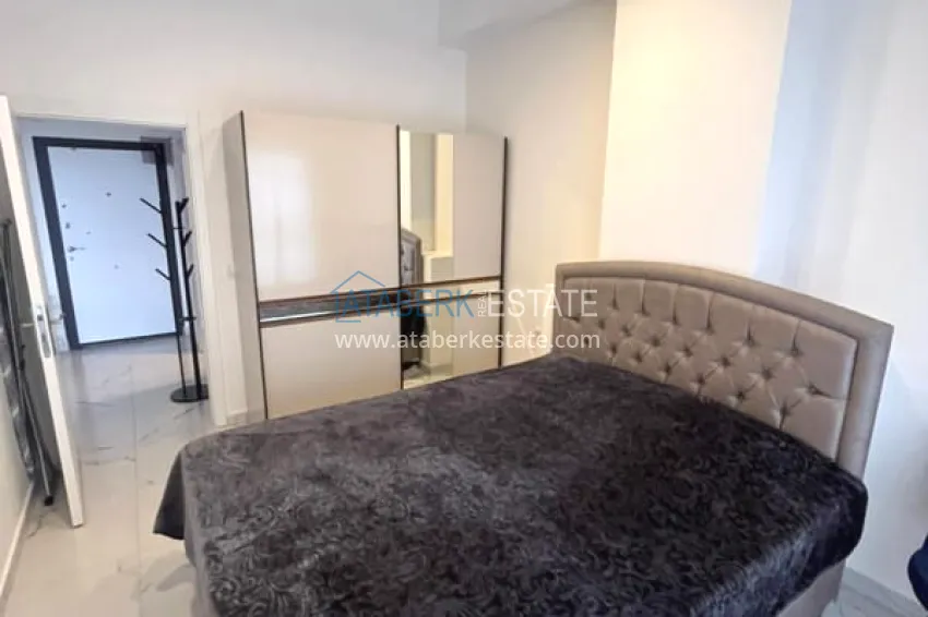 Purchase 1+1 furnished apartment in a new residential complex, Avsallar district — Alanya. Suitable for short term rentals 6
