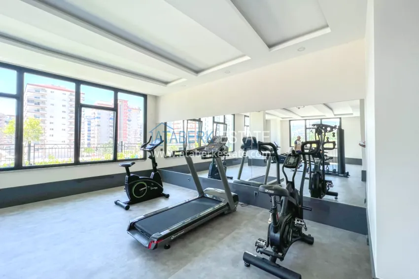 Furnished apartment in Mahmutlar, in a young residential complex 12