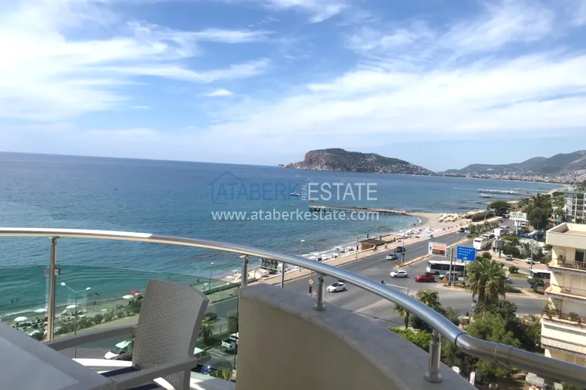 Purchase Linear apartment 3+1 on the first coastline in Tosmur area. The property is suitable for residence permit 17