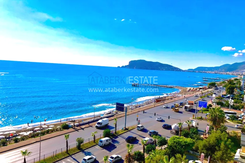 Purchase Linear apartment 3+1 on the first coastline in Tosmur area. The property is suitable for residence permit 20