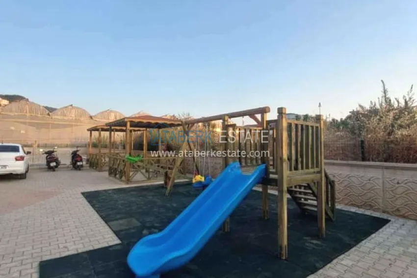 Finished 1+1 apartment in a new building — Alanya, Kargicak district 4 