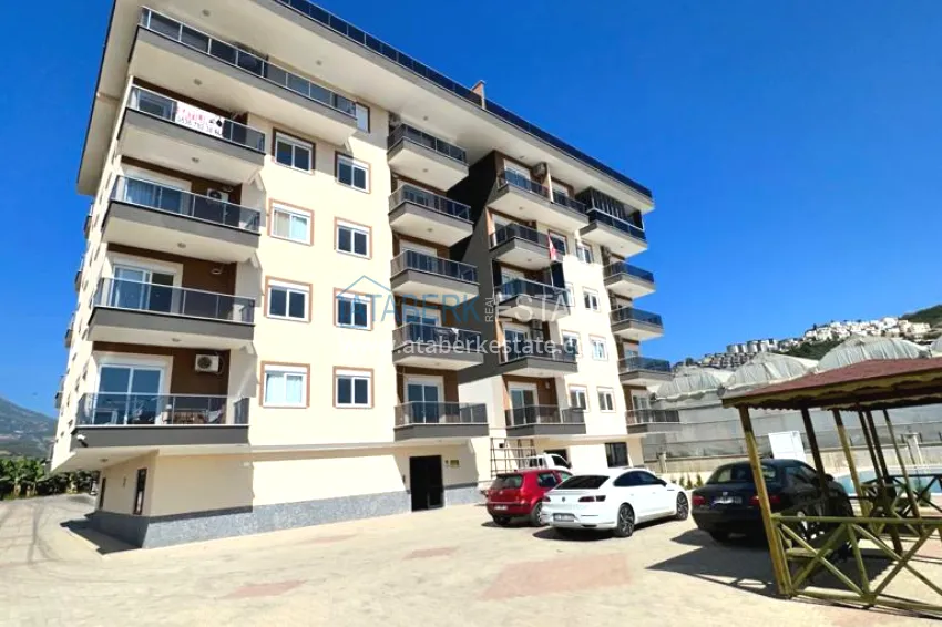 Finished 1+1 apartment in a new building — Alanya, Kargicak district 6 