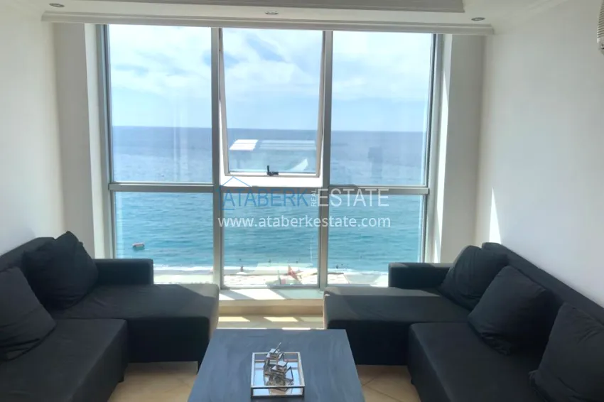 Purchase Linear apartment 3+1 on the first coastline in Tosmur area. The property is suitable for residence permit 5