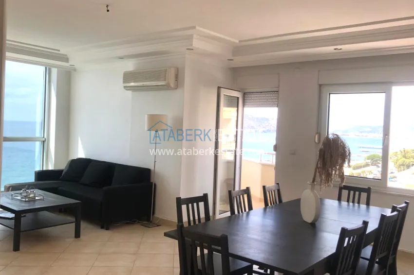 Purchase Linear apartment 3+1 on the first coastline in Tosmur area. The property is suitable for residence permit 7
