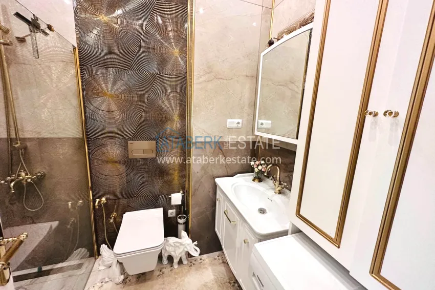 Purchase Duplex with exclusive concept furniture and luxurious panoramic views — Alanya, Mahmutlar district 35